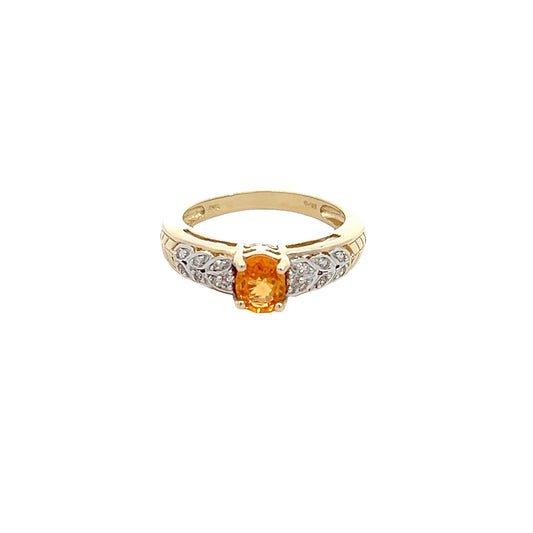 14K Citrine Ring
