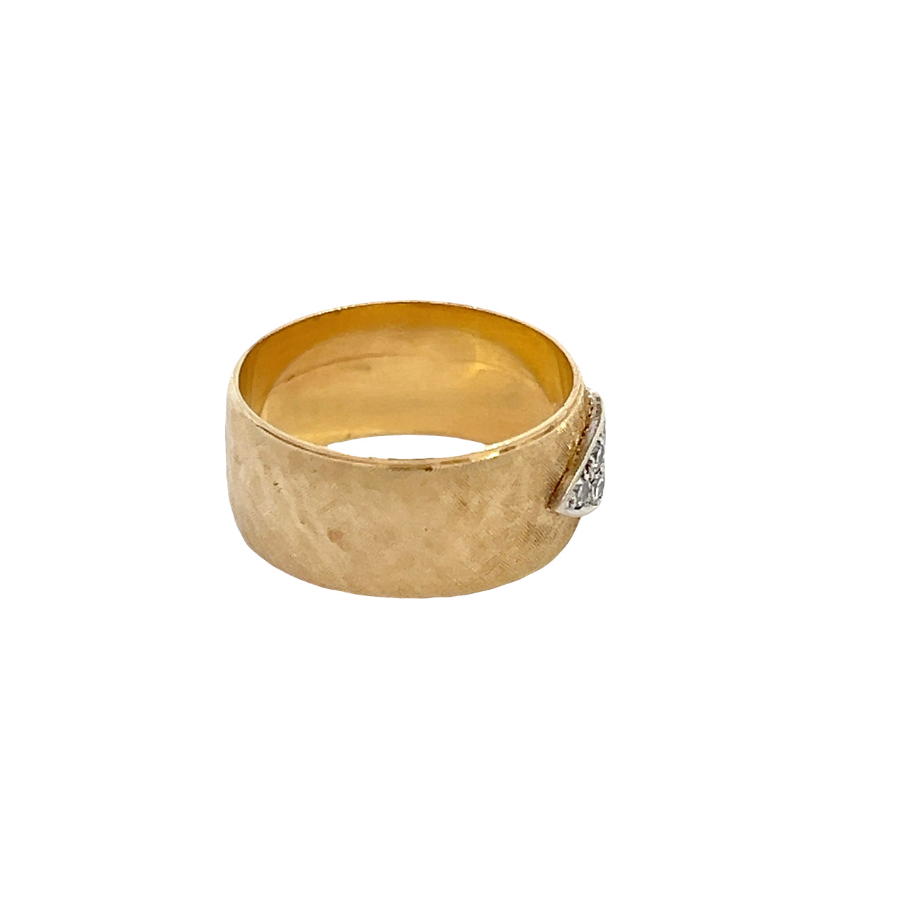 14K Diamond Cluster Band