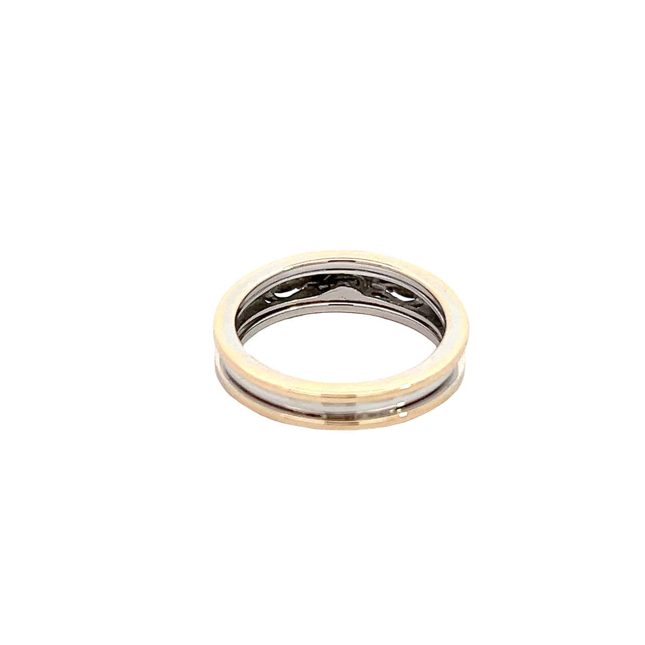14K Two Toned Band