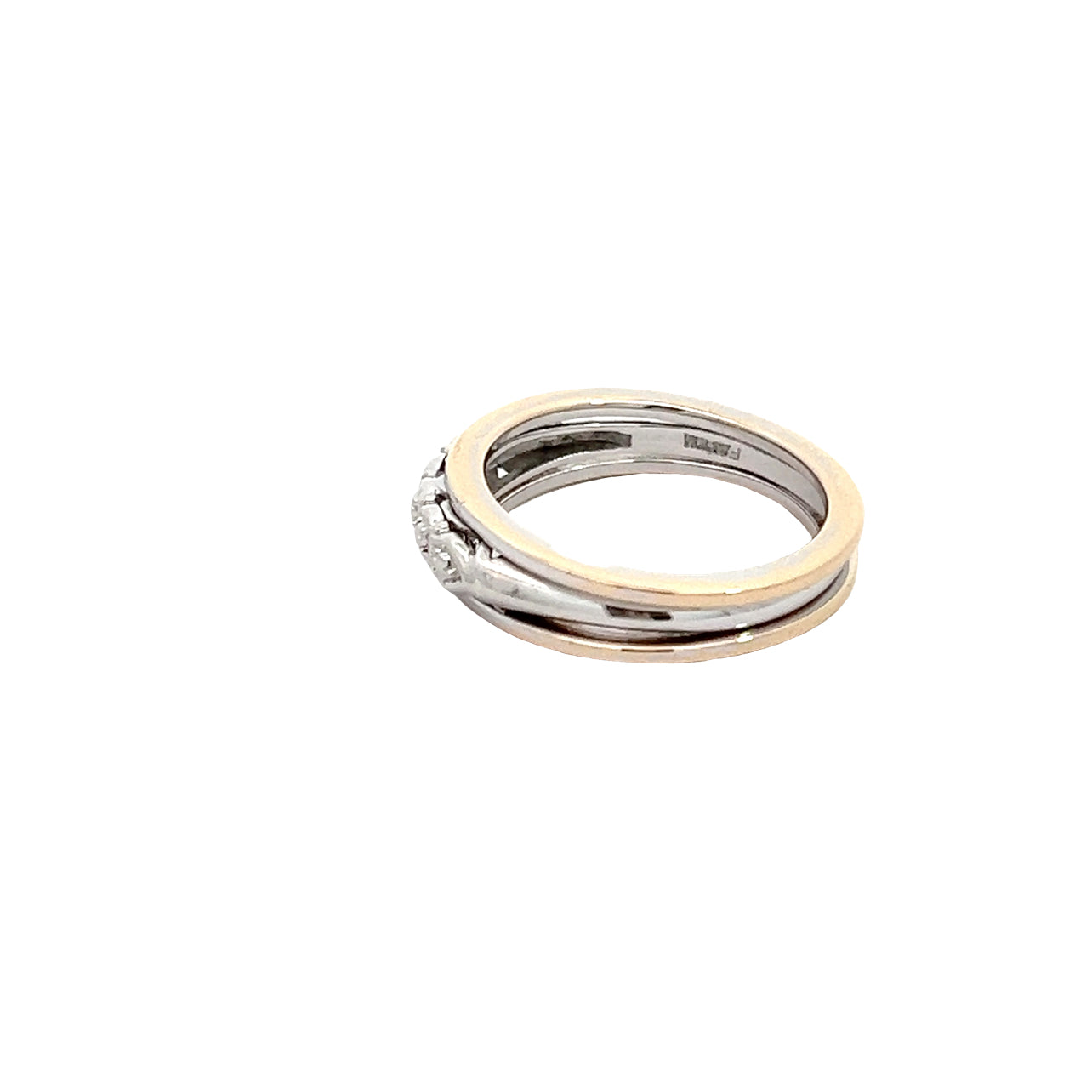 14K Two Toned Band