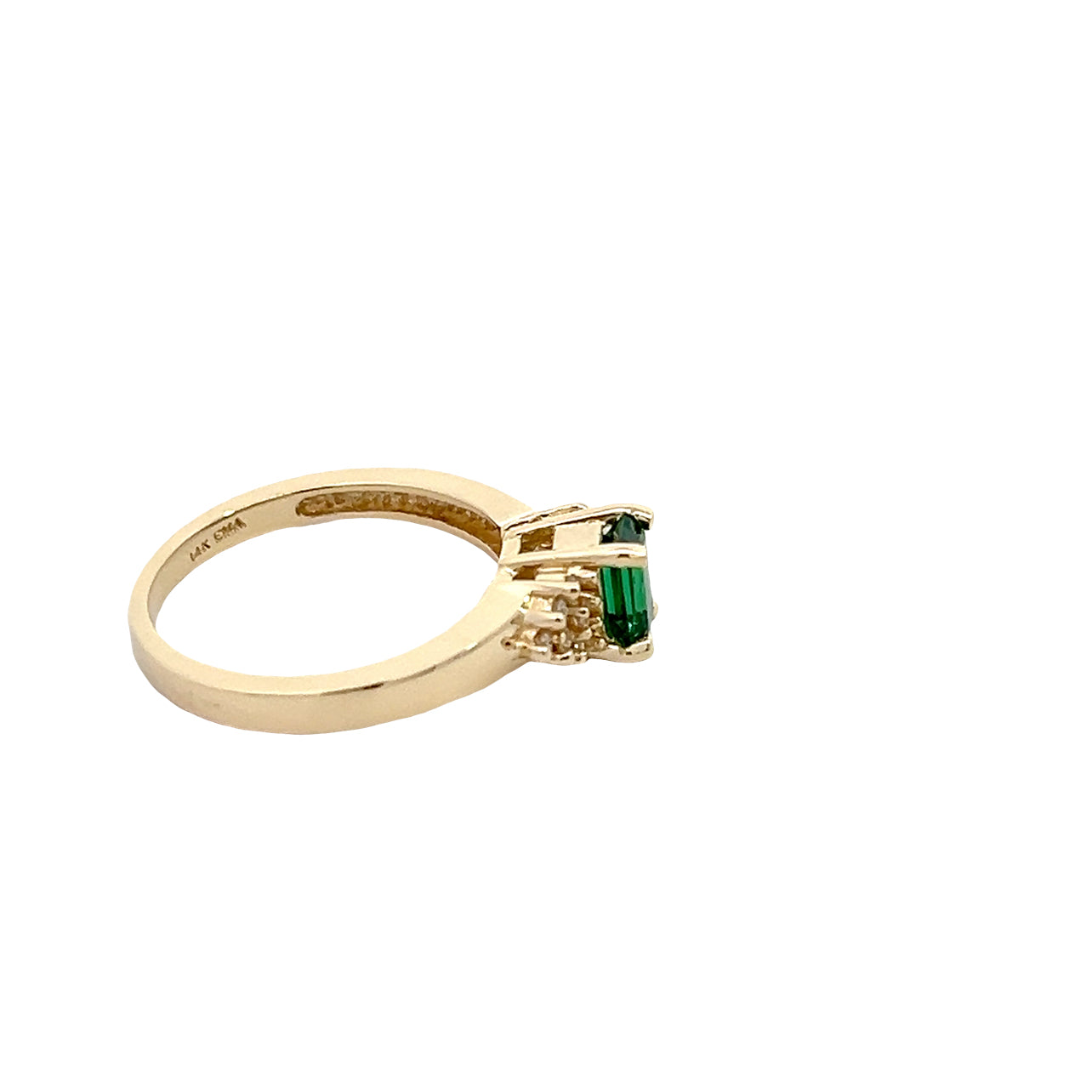 14K Emerald Ring