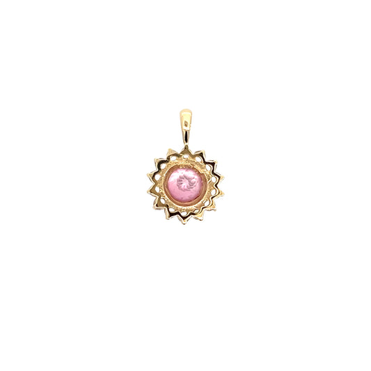 Pink Flower Pendant