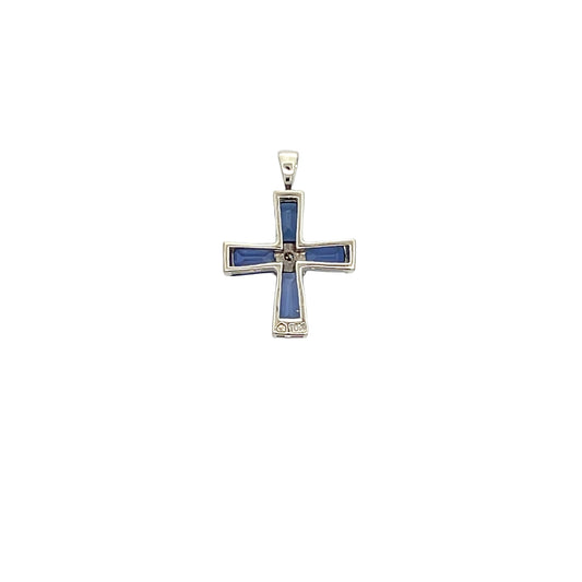 Tanzanite Cross Pendant