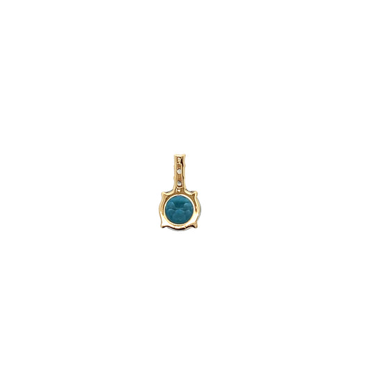Blue Topaz Pendant