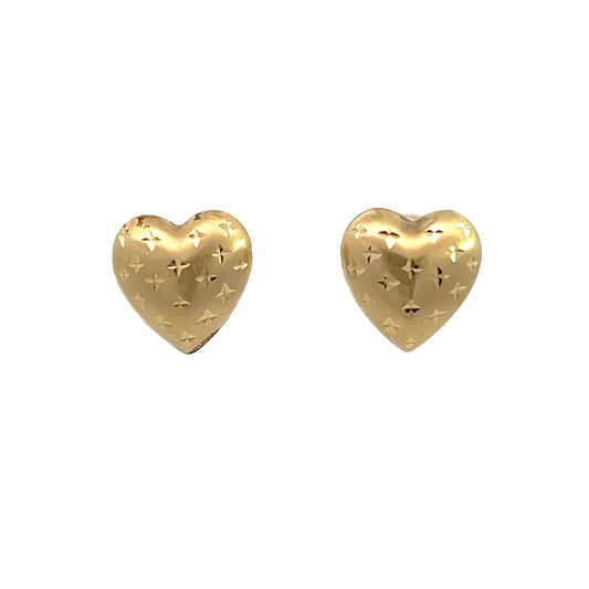 Puffy Heart Earrings