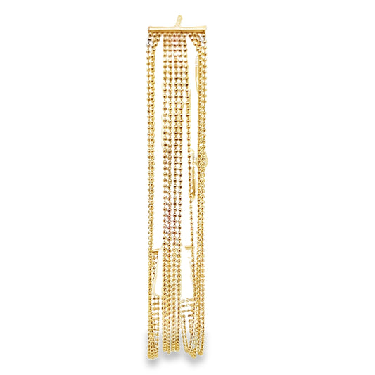 14K Muti-Strand Chain Bracelet
