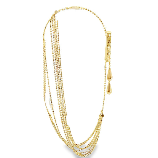 14K Muti-Strand Chain Bracelet
