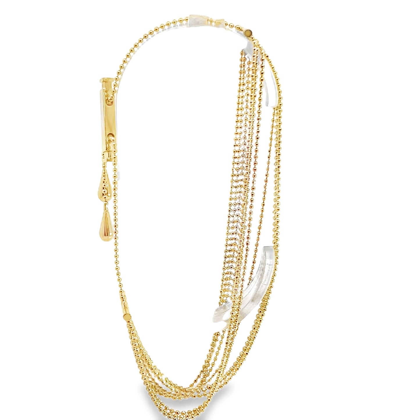 14K Muti-Strand Chain Bracelet