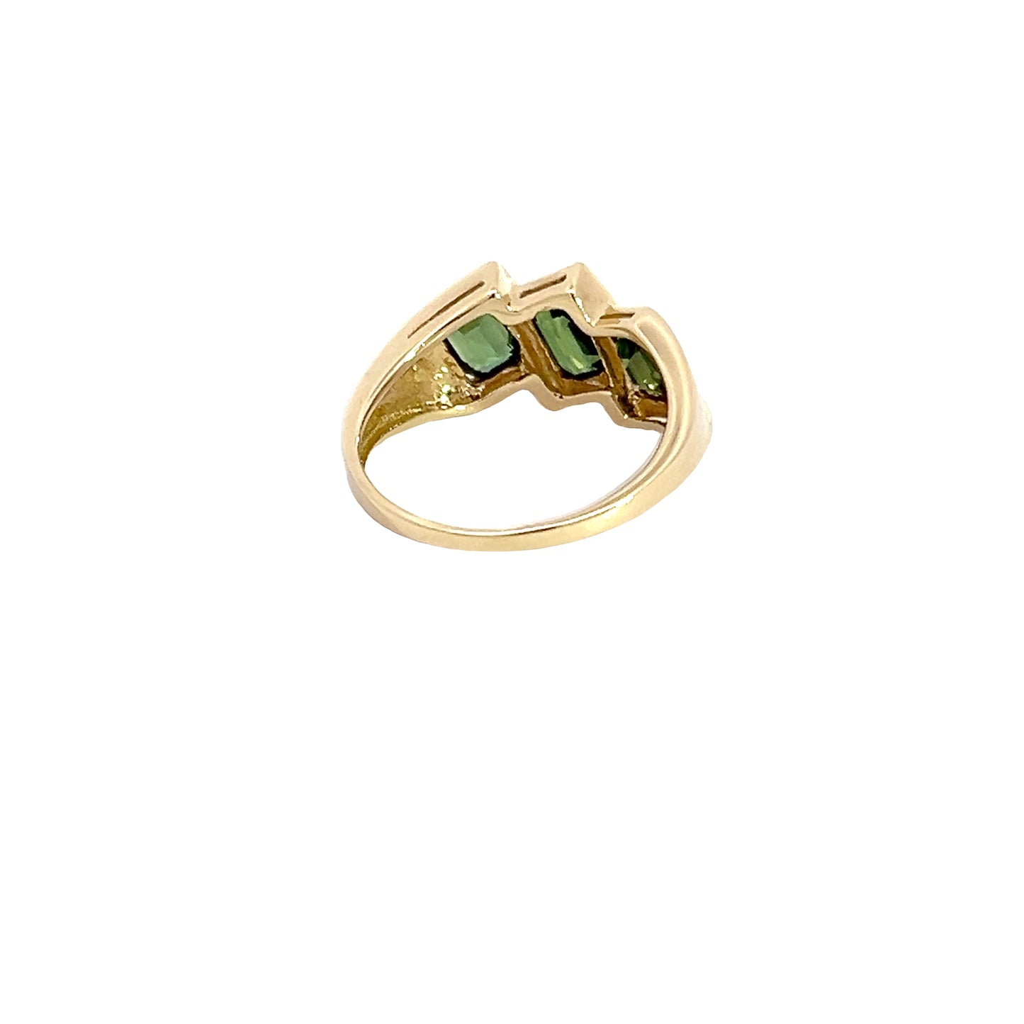 14K Green Tourmaline Ring