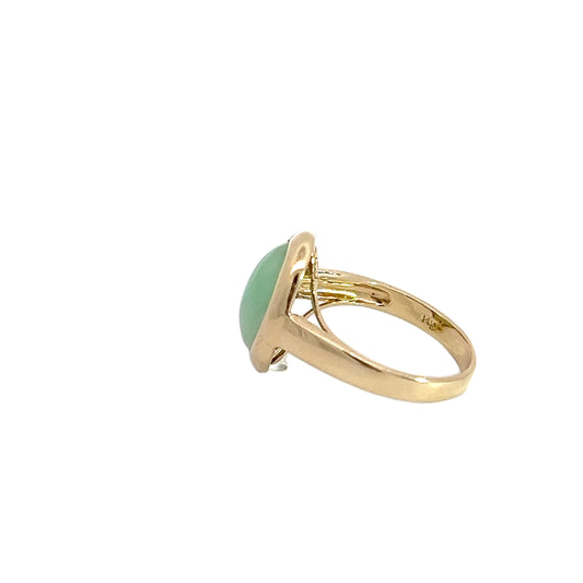 14K Jade Ring