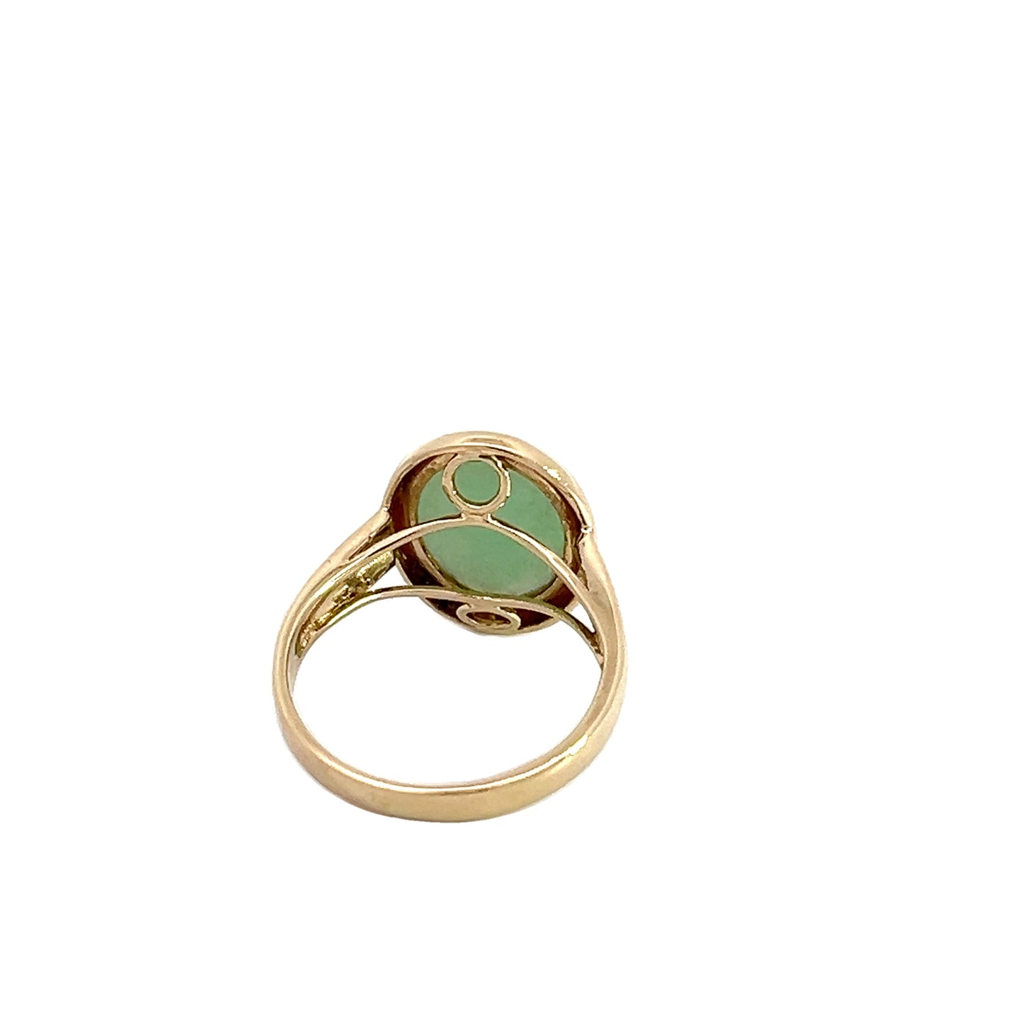14K Jade Ring