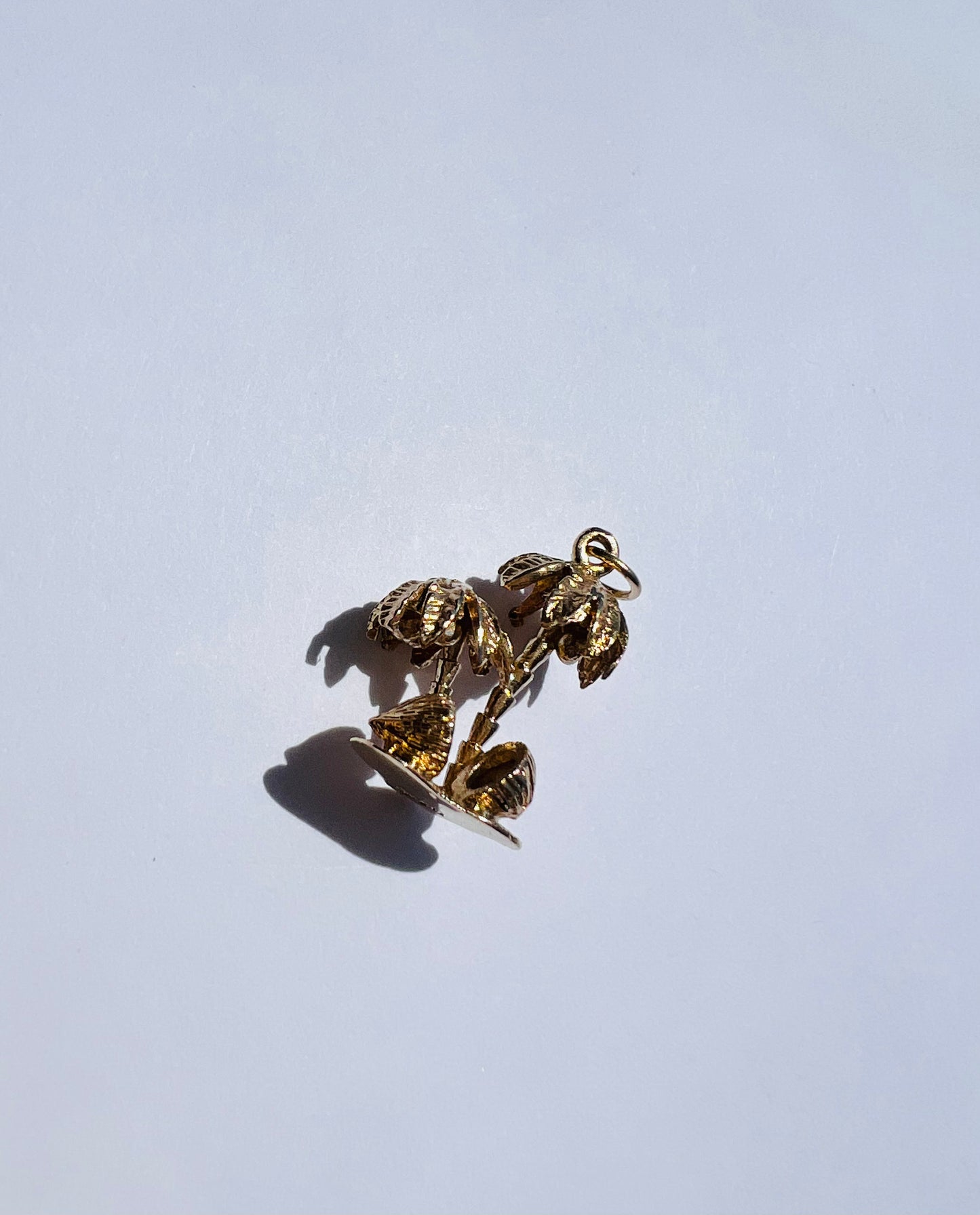 Gold Palm Tree Charm