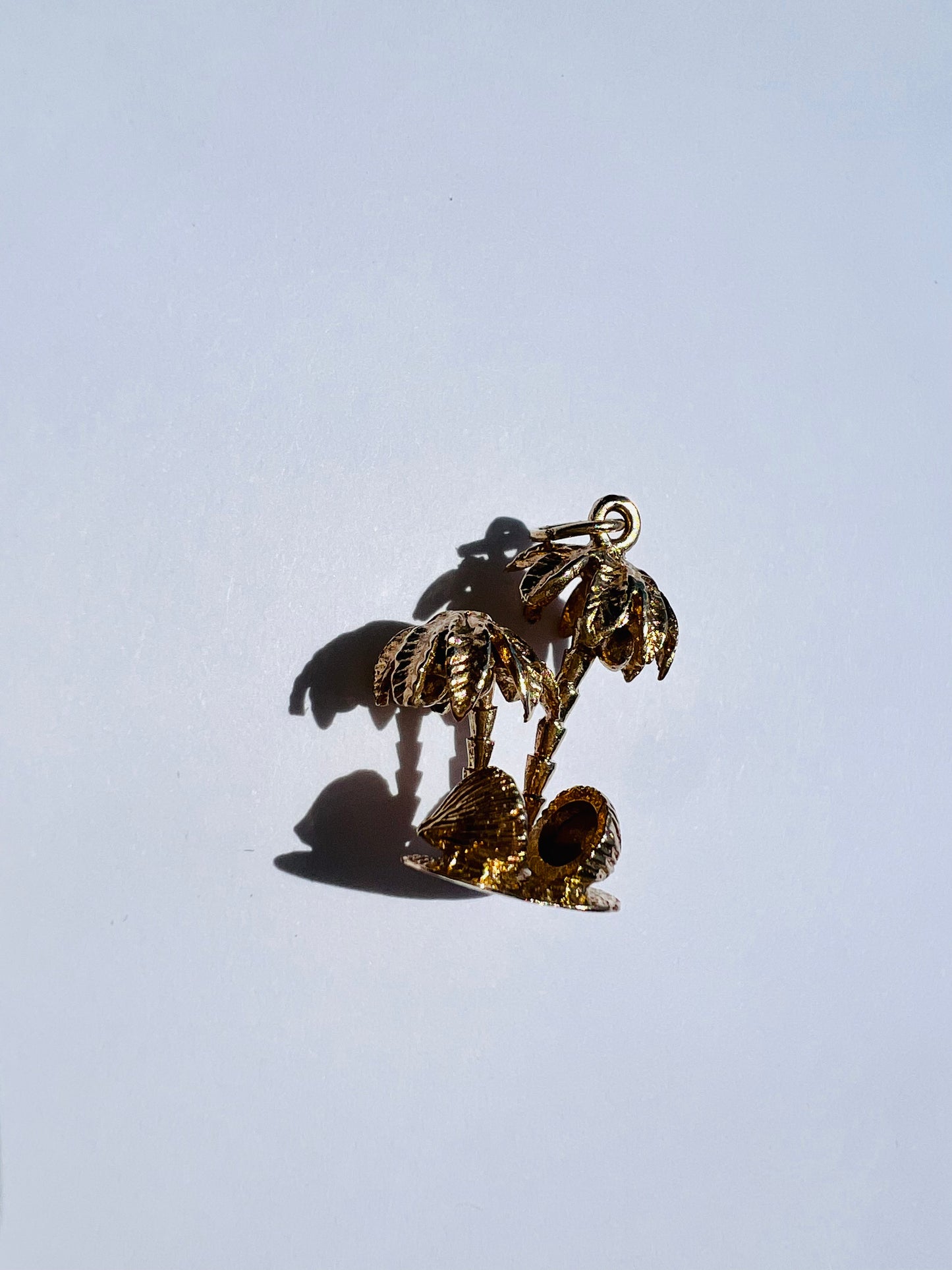 Gold Palm Tree Charm