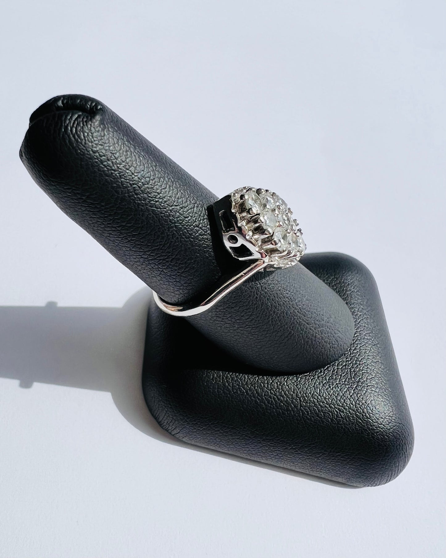 14K White Gold Diamond Ring