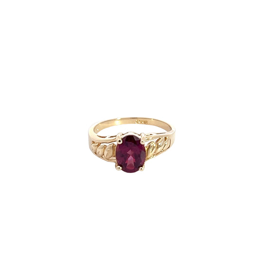 Rhodolite Garnet Ring