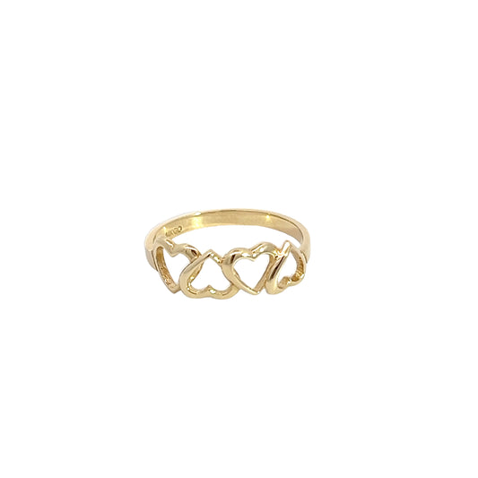 14K Heart Ring