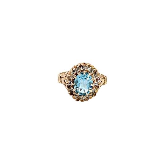 Blue Topaz Ring
