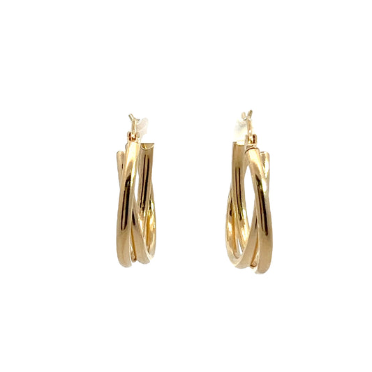 14K Multi-hoop Earrings