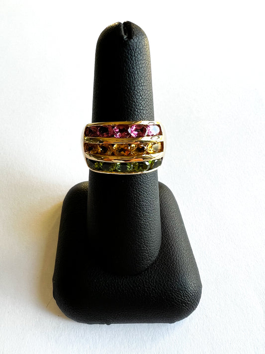 14K Colored Stone Ring