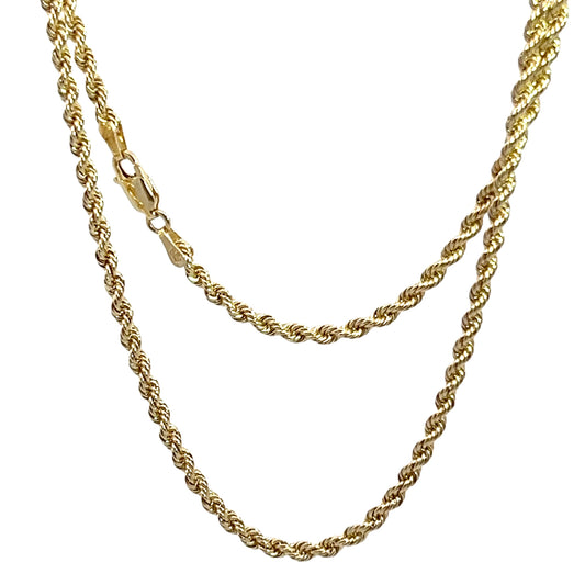 14K 30" Rope Chain