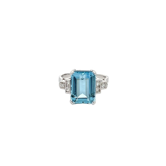 Blue Topaz Ring