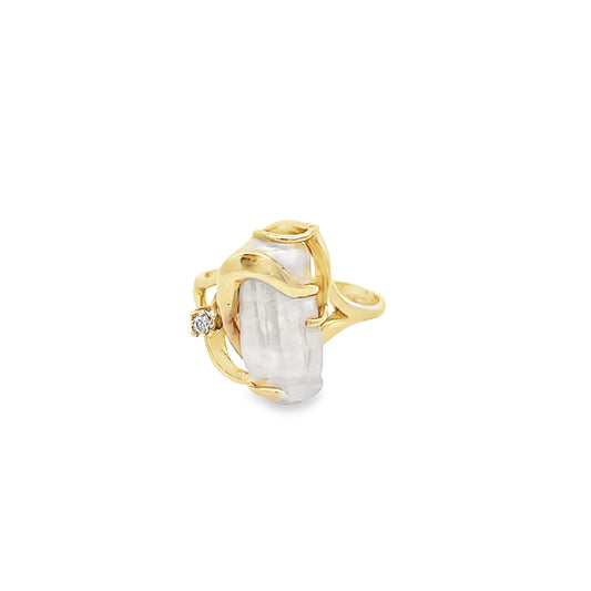 Baroque Pearl Ring