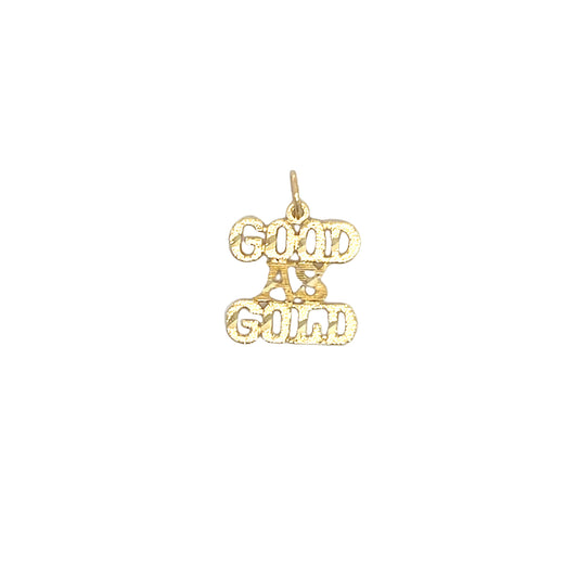 Good As Gold Charm