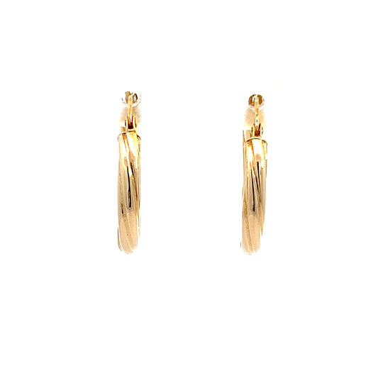 14K Vintage Hoops