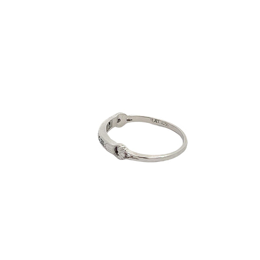Antique Platinum Diamond Band