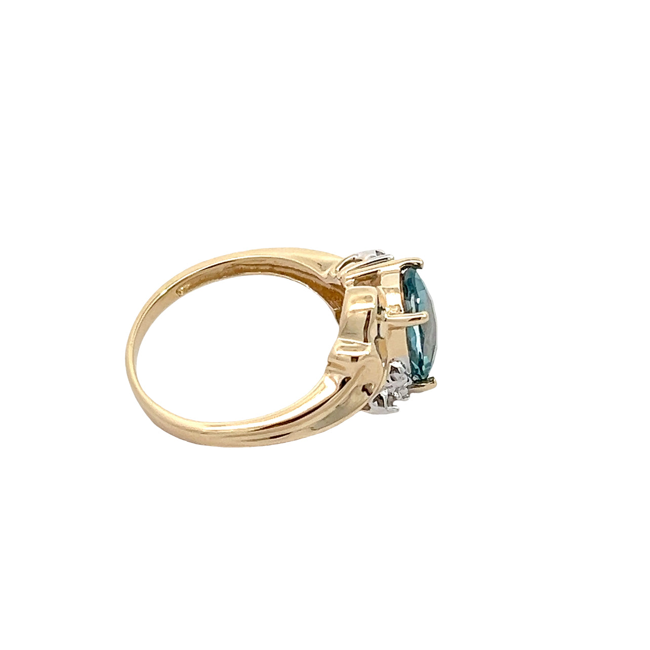 Blue Apatite Ring