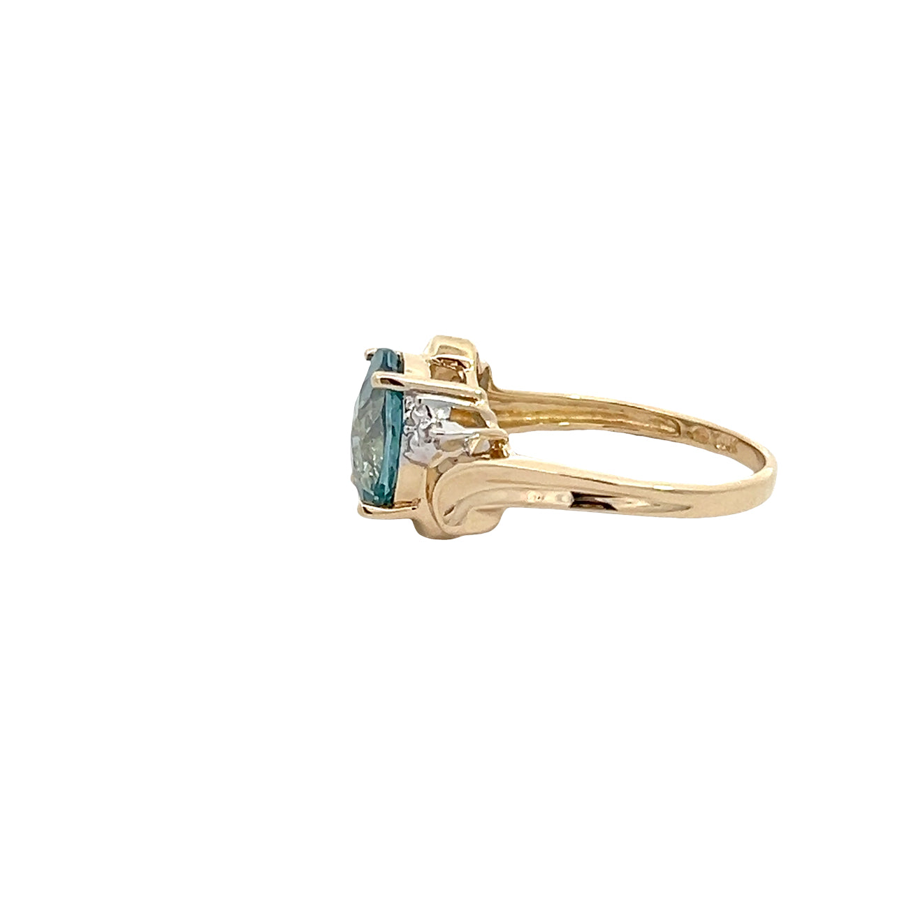 Blue Apatite Ring