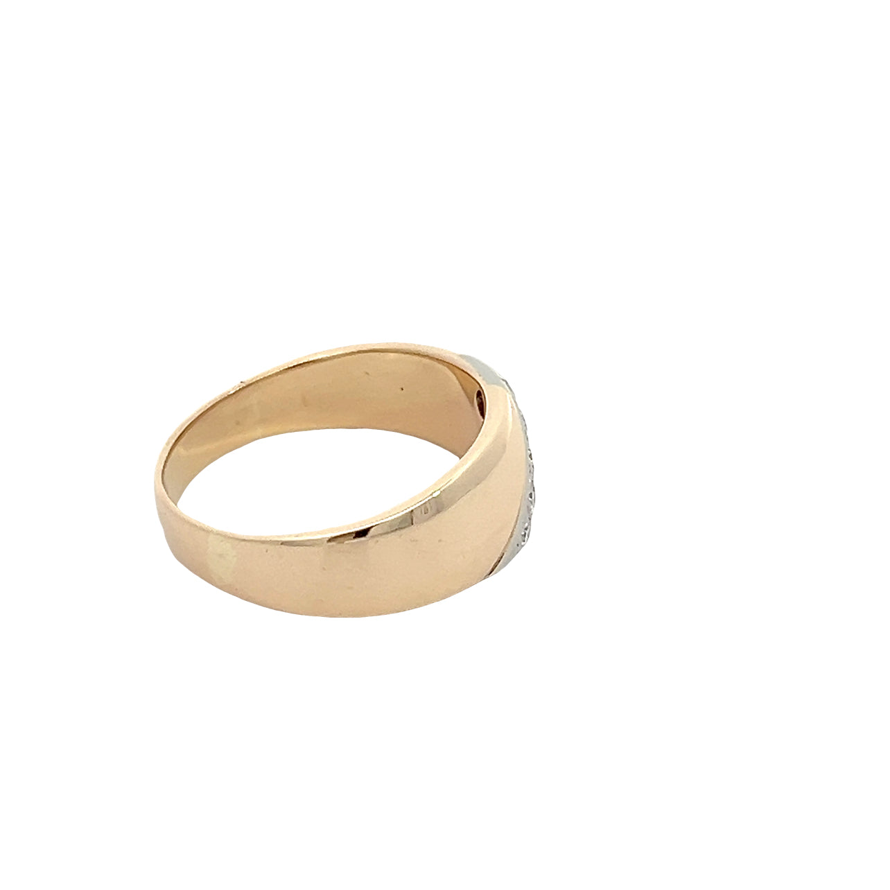 14K Diamond Band