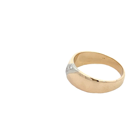 14K Diamond Band
