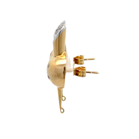 18K Vintage Earrings