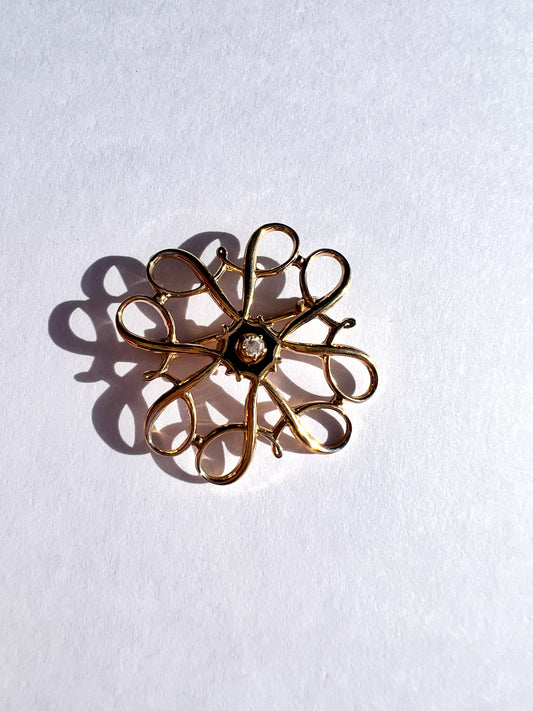 Vintage Diamond Pin
