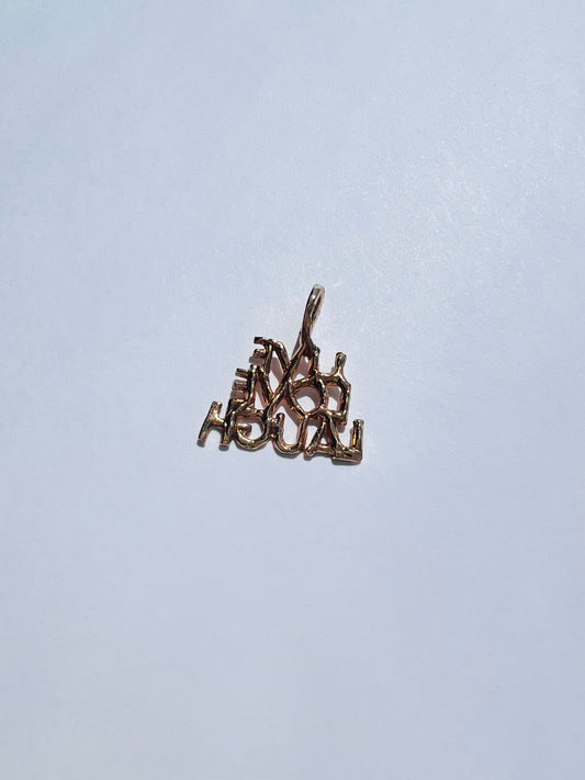 Yellow Gold Live Laugh Love Charm