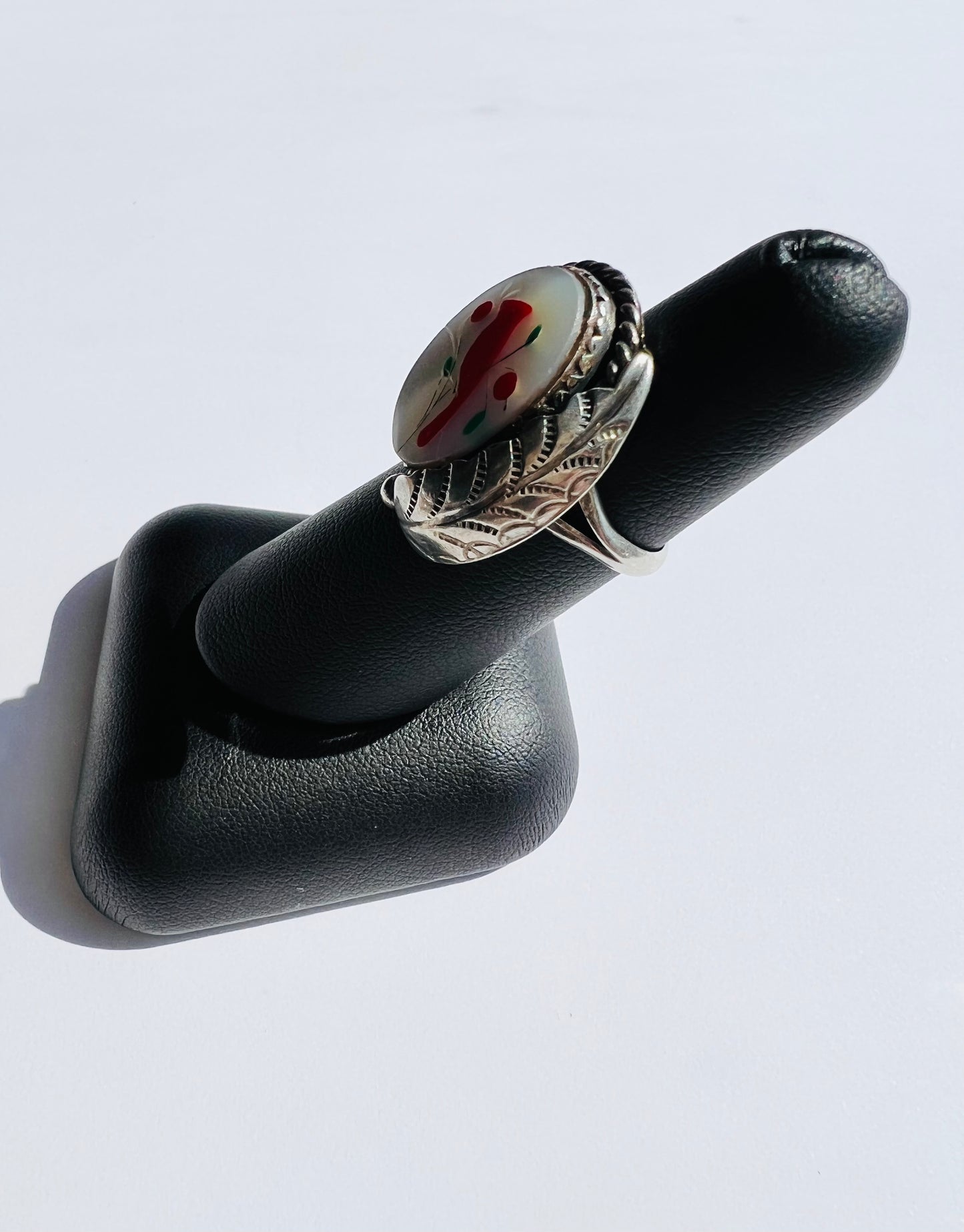 925 Sterling Silver Cardinal Ring