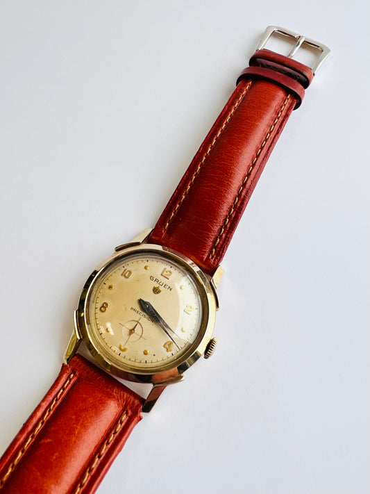 Art Deco Gruen Watch- Cincinnati, USA Movement